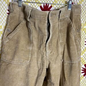 Y2k Tan Corduroy Pants